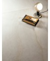 Carrelage imitation pierre dijon gris clair poli brillant norme UPEC rectifié 60x120cm, 120x120cm refxsublime grey