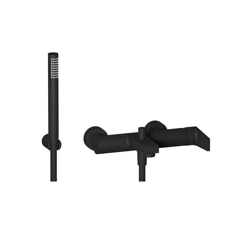 Mitigeur bain douche ext avec douchette: chromé, blanc mat, noir mat, couleur or, or brossé, or rose, nickel brossé IBTW250