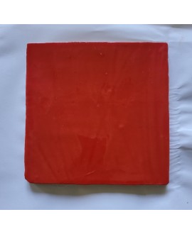 Carrelage effet zellige marocain fait main rouge brillant 15x15, 13x13, 7.5x15, 7.5x30cm estix rojo