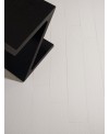 Carrelage imitation parquet extra blanc sans noeud contemporain, sol et mur, 14.4x89.3cm rectifié, V arhus blanc