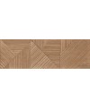 Carrelage décor parement bois noisette mat décor en relief, 30x90cm rectifiée , Porce9545 cerezo