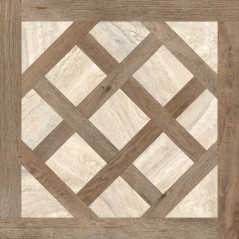 Carrelage imitation parquet versaille marbre et bois foncé vieilli sol et mur 90x90cm rectifié, santaryorkwood classic01