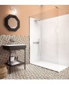 Carrelage patchwork 01 color imitation carreau ciment 20x20cm rectifié dans la salle de bains, R10