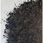 Peinture contemporaine, tableau abstrait Big Bang noir sur fond blanc acrylique sur toile 100x100cm Peinture contemporaine, tableau abstrait Big Bang noir sur fond blanc acrylique sur toile 100x100cm