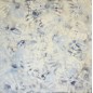 Traces de main peinture acrylique sur toile 100x100cm