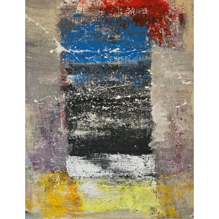 copy of Fenêtre sur azur peinture acrylique sur toile 116x89cm