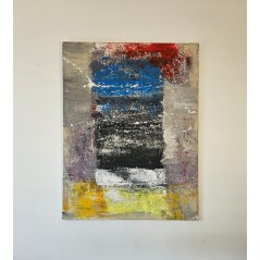 copy of Fenêtre sur azur peinture acrylique sur toile 116x89cm