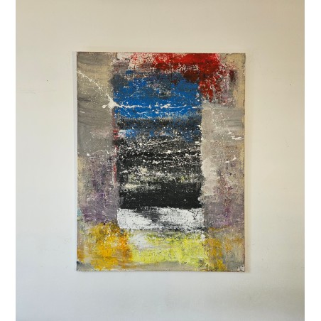 copy of Fenêtre sur azur peinture acrylique sur toile 116x89cm