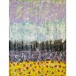 Peinture contemporaine, tableau moderne abstrait, acrylique sur toile 116x89cm: abstraction de jour1