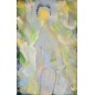 Tableau moderne de nu femme en bleu et vert acrylique sur toile 100x65cm Tableau moderne de nu femme en bleu et vert acrylique sur toile 100x65cm