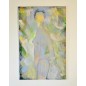 Tableau moderne de nu femme en bleu et vert acrylique sur toile 100x65cm Tableau moderne de nu femme en bleu et vert acrylique sur toile 100x65cm