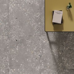 Carrelage effet béton desactivé gris foncé, 90x90, 60x120, 120x120cm et 90x90cm R11 rectifié, santacosmo grey