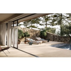 Carrelage effet pierre ivoire, 60x60, 90x90, 60x120, 120x120cm et 60x60cm R11 rectifié, santaduo desert