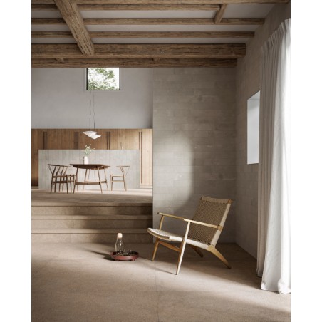 Carrelage effet pierre taupe, 60x60, 90x90, 60x120, 120x120cm et 60x60cm R11 rectifié, santaduo sand