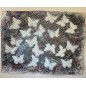 Peinture contemporaine, tableau moderne figuratif, acrylique sur toile 212x164cm intitulée: papillons blancs 2. Peinture contemporaine, tableau moderne figuratif, acrylique sur toile 212x164cm intitulée: papillons blancs 2.