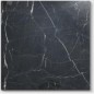Dalle de marbre veritable noir poli adoucie brillant Dif 30.5x61x1cm, sol de la salle de bain