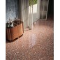 Carrelage imitation terrazzo, granito mat ou brillant rectifié 60x120cm et 120x120cm, sur fond rouge santaplus sunset Carrelage imitation terrazzo, granito mat ou brillant rectifié 60x120cm et 120x120cm, sur fond rouge santaplus sunset