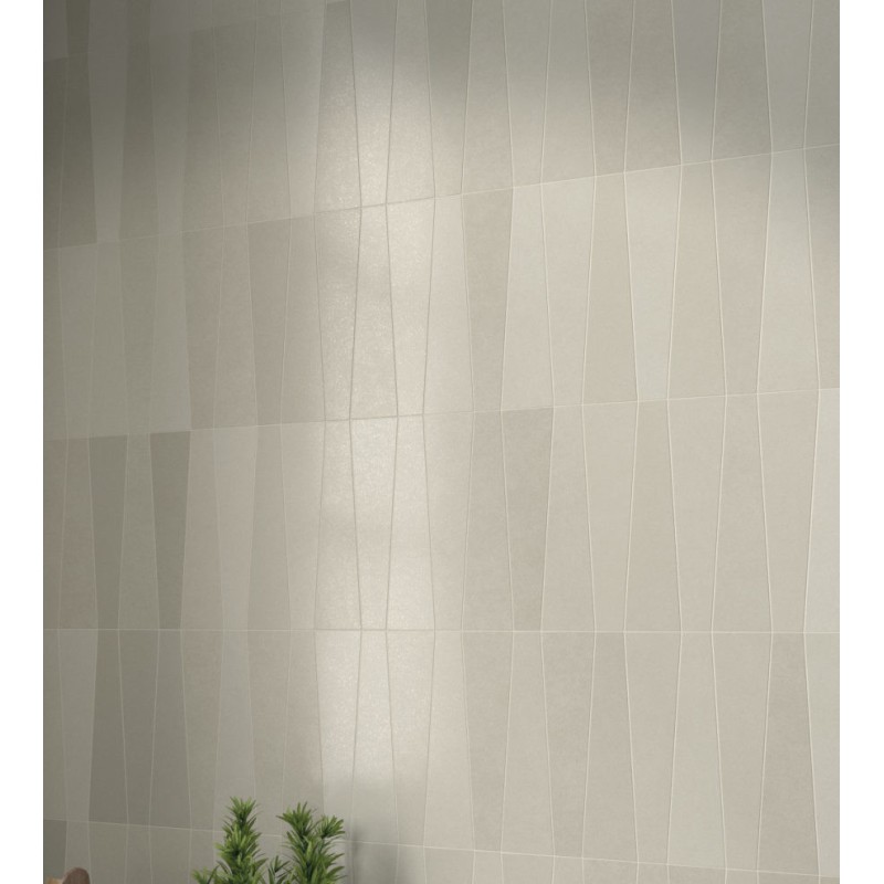 Carrelage triangle trapeze sable sol mur mat 2.8x22.4x5.6cm, eqxbambou arena