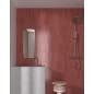 Carrelage triangle trapeze rouge sol mur mat 2.8x22.4x5.6cm, eqxbambou granada