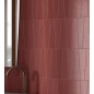 Carrelage triangle trapeze rouge sol mur mat 2.8x22.4x5.6cm, eqxbambou granada