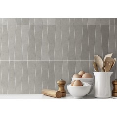 copy of Carrelage triangle trapeze gris sol mur mat 2.8x22.4x5.6cm, eqxbambou