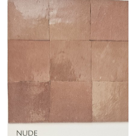 Zellige véritable crédence cuisine salle de bain carrelage en terre cuite marocain Dif nude10x10x1,1cm