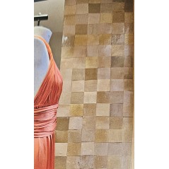 Zellige véritable crédence cuisine salle de bain carrelage en terre cuite marocain Dif sable 10x10x1,1cm