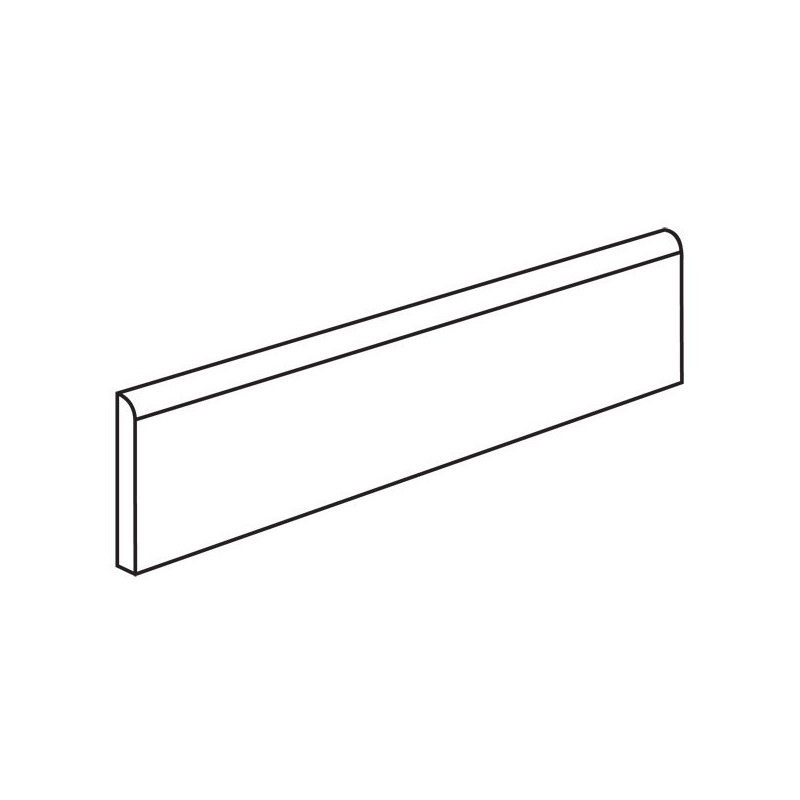 Plinthe blanche ou noire 6.5x40cm edimconcert à bord arrondi vendue à la boite de 8ml
