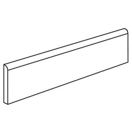 Plinthe blanche ou noire 6.5x40cm edimconcert à bord arrondi vendue à la boite de 8ml