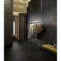 Carrelage salle de bain imitation métal 30x60cm rectifié , santoxydart noir Carrelage salle de bain imitation métal 30x60cm rectifié , santoxydart noir