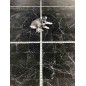 Dalle de marbre veritable noir poli adoucie brillant Dif 30.5x30.5x1cm, sol de la salle de bain Dalle de marbre veritable noir poli adoucie brillant Dif 30.5x30.5x1cm, sol de la salle de bain