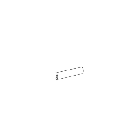 Listel pencil eqxevolution 3x20cm blanc