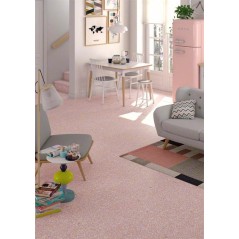 Carrelage cuisine imitation carreau de ciment rectifiérose 29.3x29.3cm V Amalfi rosa