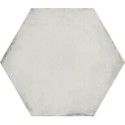 Carrelage hexagone blanc effet carreau ciment brillant 34.5x40cm savietri blanc