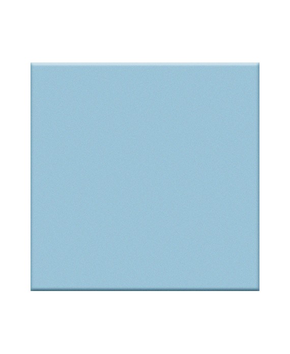 Carrelage bleu ciel mat de couleur cuisine salle de bain mur et sol 10X10cm grès cérame émaillé VO cielo