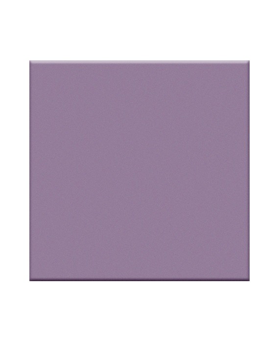 Carrelage violet mat de couleur cuisine salle de bain mur et sol 10X10cm grès cérame émaillé VO lavanda