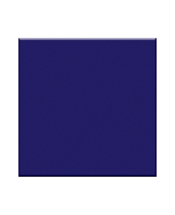 Carrelage cobalte mat de couleur cuisine salle de bain mur et sol 10X10cm grès cérame émaillé VO cobalto