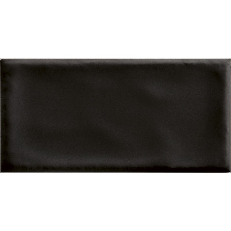 Carrelage materia brillant noir 10X20cm