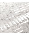 Carrelage imitation marbre blanc veiné de gris métro 25x75cm, cultstatuario brillant