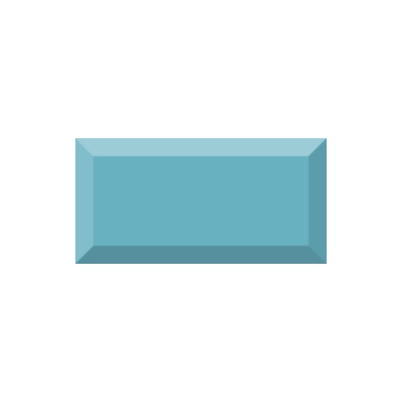 Carrelage métro bleu clair Viv mugat celeste brillant 10X20 cm