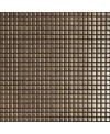 Mosaique metallique cuivre 1.2X1.2cm sur trame 30x30cm apcuivre MTL13