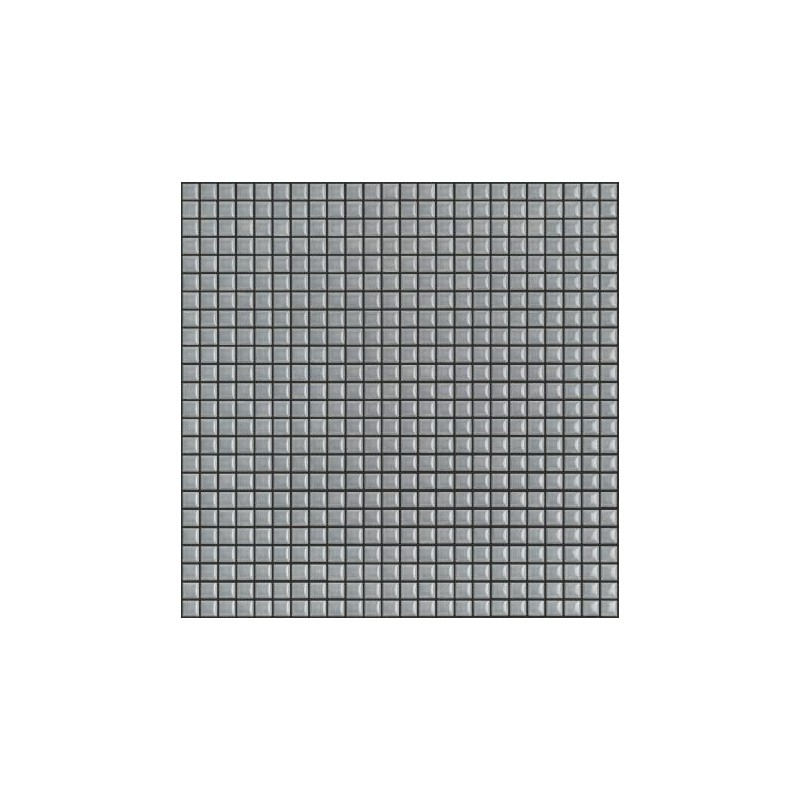 Mosaique brillant apdiva light grey 1.2x1.2cm sur trame 30x30cm