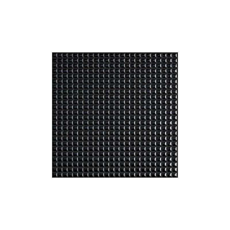 Mosaique brillant apdiva black 1.2x1.2cm sur trame 30x30cm