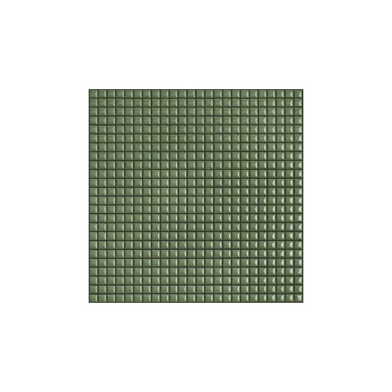 Mosaique brillant apdiva olive 1.2x1.2cm sur trame 30x30cm