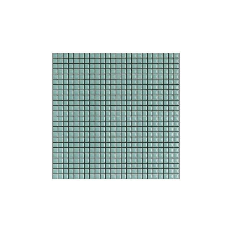 Mosaique brillant apdiva aquamarine 1.2x1.2cm sur trame 30x30cm