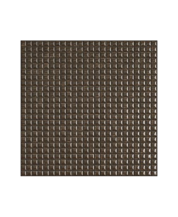 Mosaique brillant apdiva brown 1.2x1.2cm sur trame 30x30cm