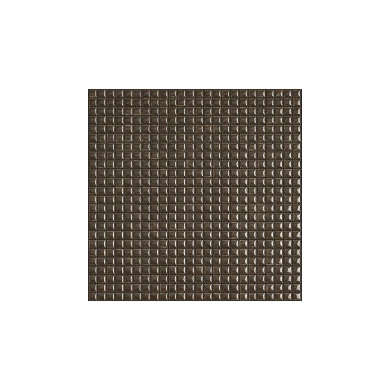 Mosaique brillant apdiva brown 1.2x1.2cm sur trame 30x30cm