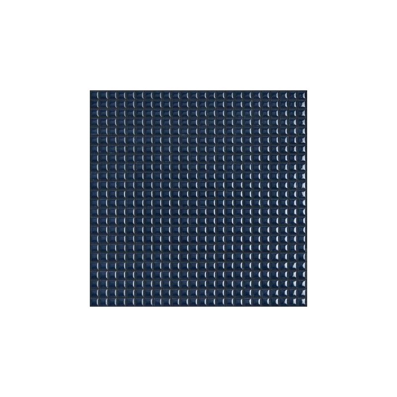 Mosaique brillant apdiva bleufoncé 1.2x1.2cm sur trame 30x30cm