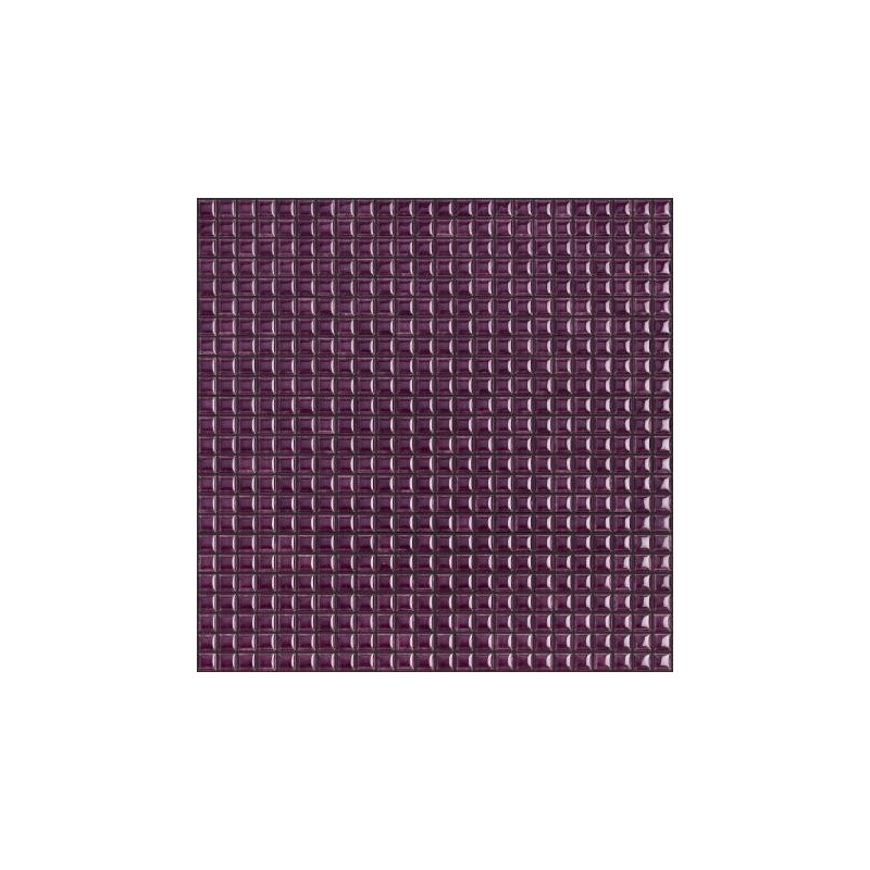 Mosaique brillant apdiva purple 1.2x1.2cm sur trame 30x30cm