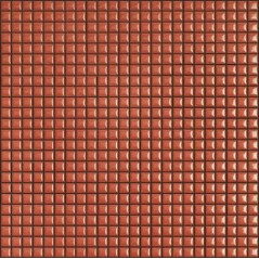 Mosaique brillant apdiva coral 1.2x1.2cm sur trame 30x30cm